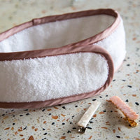 Bandeau pour cheveux en tissu éponge