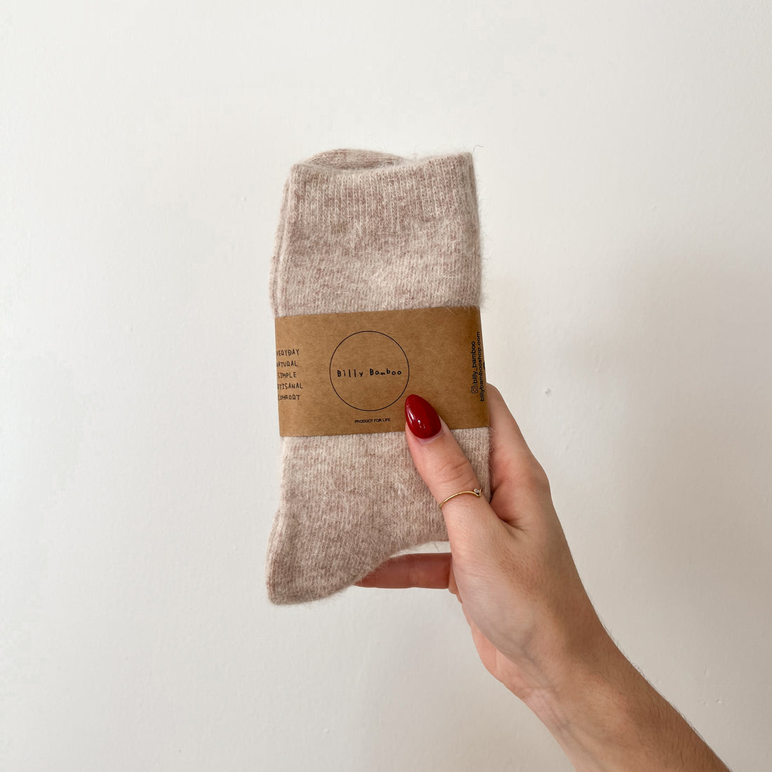 Chaussettes en laine Angora
