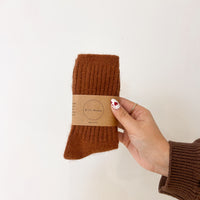 Chaussettes en laine Angora