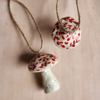 Ornement en céramique - Champignon