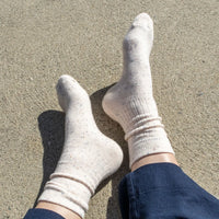 Chaussettes en mélange de laine mérinos