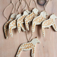 Ornement en céramique - Cheval