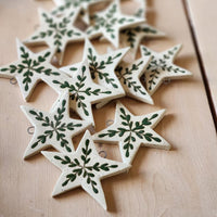 Ornement en céramique - Étoile