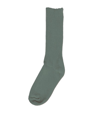 Chaussettes en coton teint - Vert