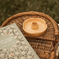 Bougeoir en céramique fleur
