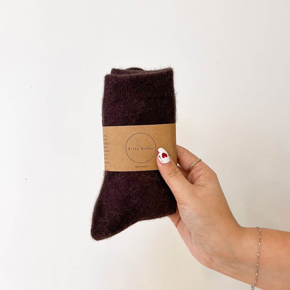 Chaussettes en laine Angora