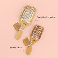 Brosse à cheveux en bambou