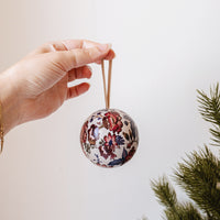 Bougie ornement de Noël - Canneberge épicée