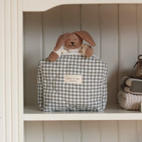 Pochette matelassée en coton biologique - Collection Vichy