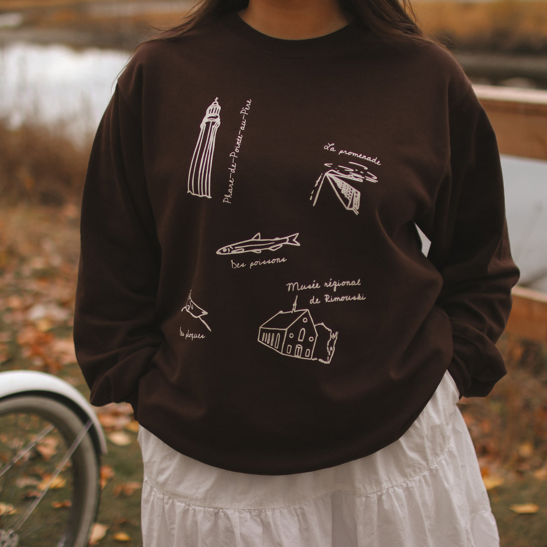 Crewneck Léger Rimouski - Sépia