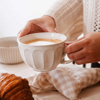 Grande tasse à latté en céramique
