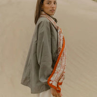Manteau nylon ajustable
