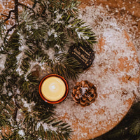 Bougie de Noël - Étoile filante