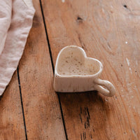 Porte-lampion en céramique - Coeur