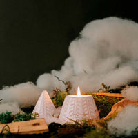 Bougie décorative - Le petit sapin blanc