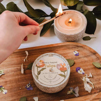 Bougie réutilisable - Tulipa