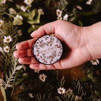 Bougie de Noël - Fleur d'hiver