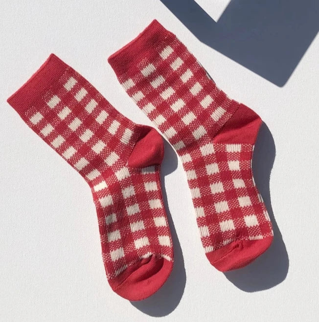 Chaussettes - Carreaux