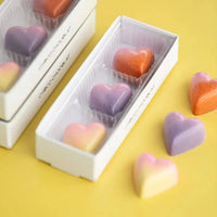 Trio de coeurs en chocolat