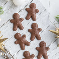 Duo bonhommes pain d'épices en chocolat