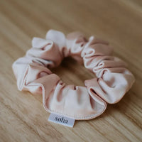 Chouchou en satin - Rose pâle