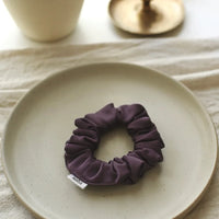 Chouchou en satin - Mauve