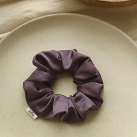 Chouchou en satin - Mauve