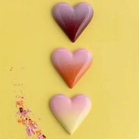 Coeur en chocolat au caramel et à la guimauve