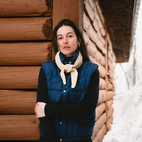 Mini foulard en mérinos