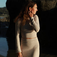 Haut ajusté tricot côtelé - Sarda