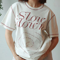 T-shirt imprimé - Slow down