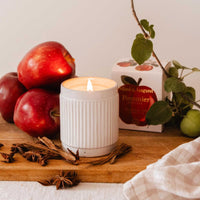 Bougie réutilisable - Pomme Cannelle