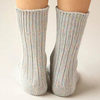 Chaussettes épaisses en coton - Mélange pastel