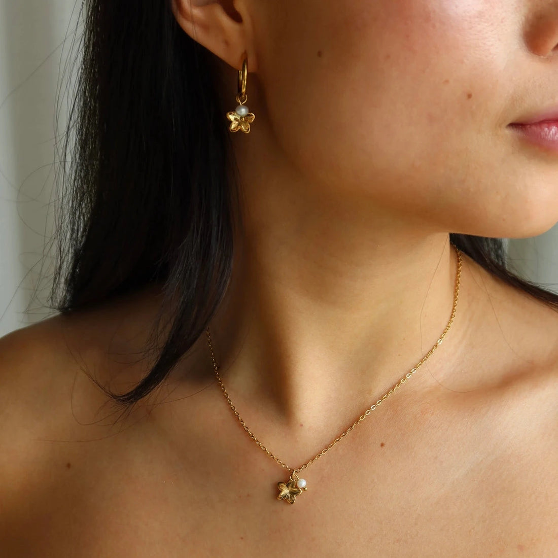 Boucles d'oreilles - Hibiscus