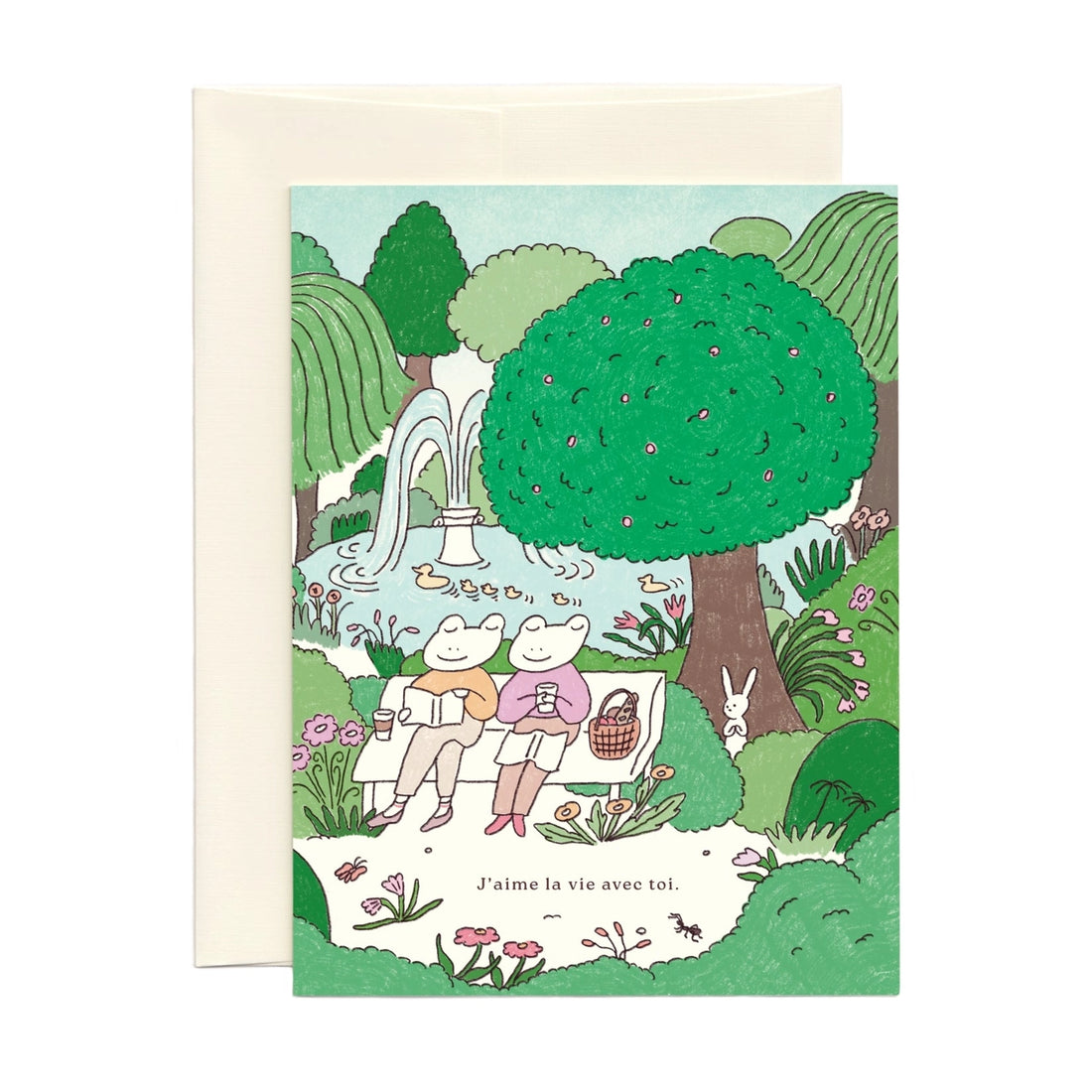 Carte de souhaits - Parc paisible