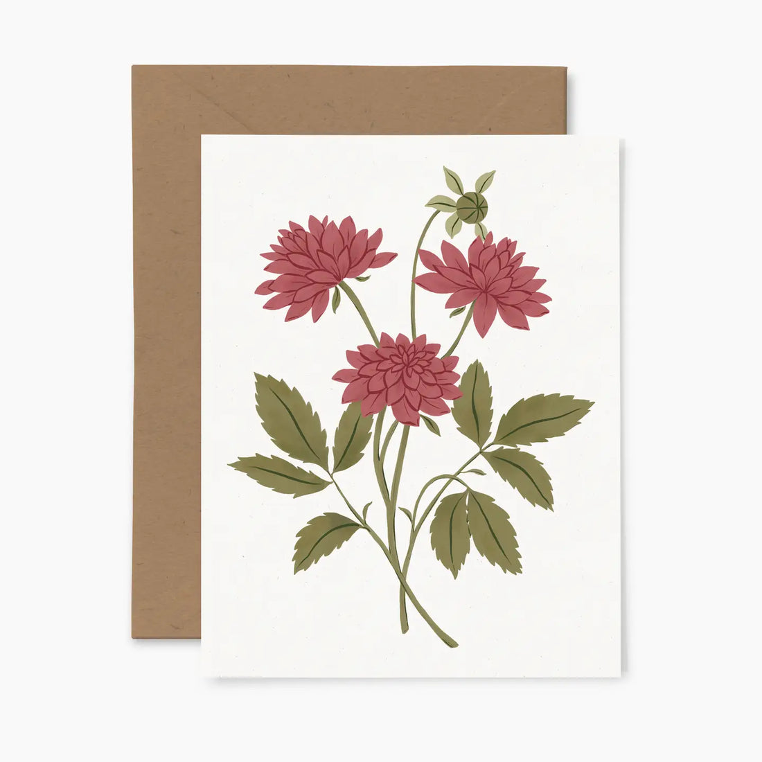 Carte de souhaits - Chrysanthème