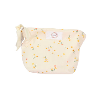 Sac à cosmétiques - Fleurs jaunes