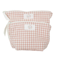 Sac à cosmétiques - Vichy rose