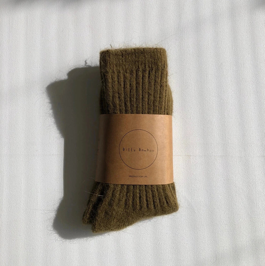 Chaussettes en laine Angora