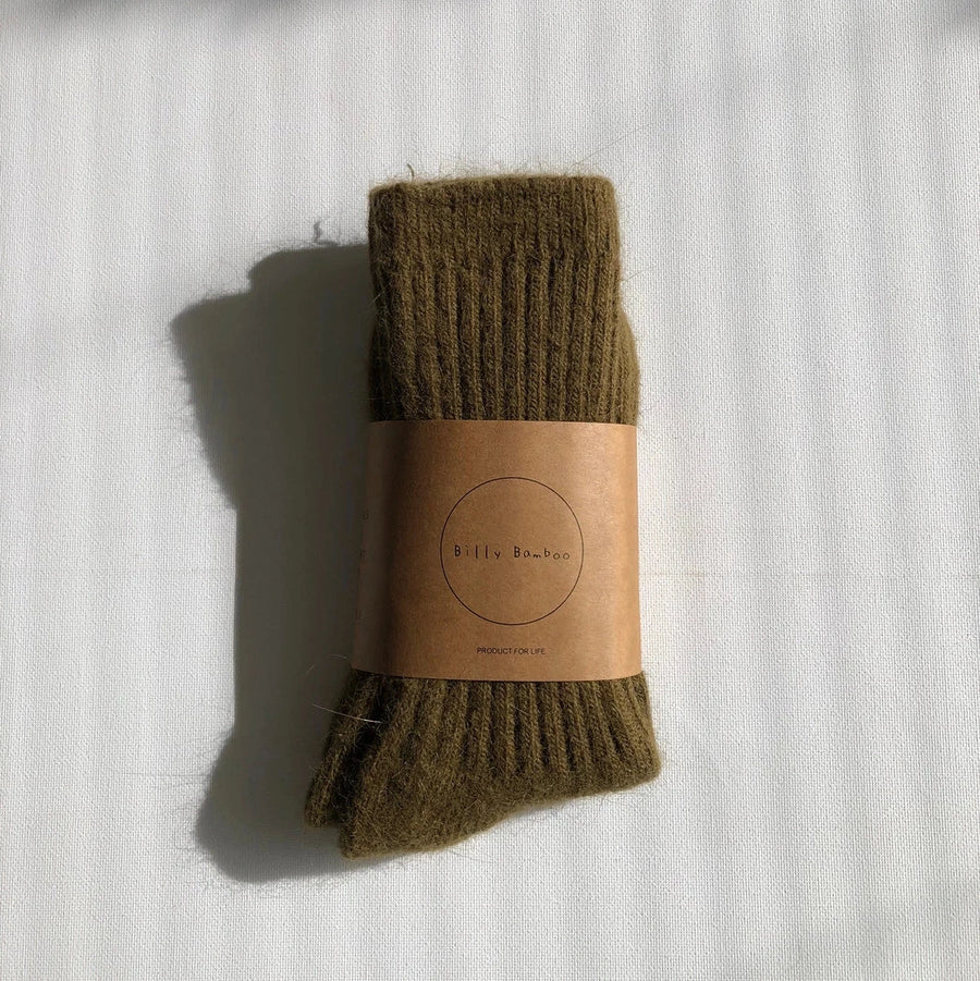 Chaussettes en laine Angora