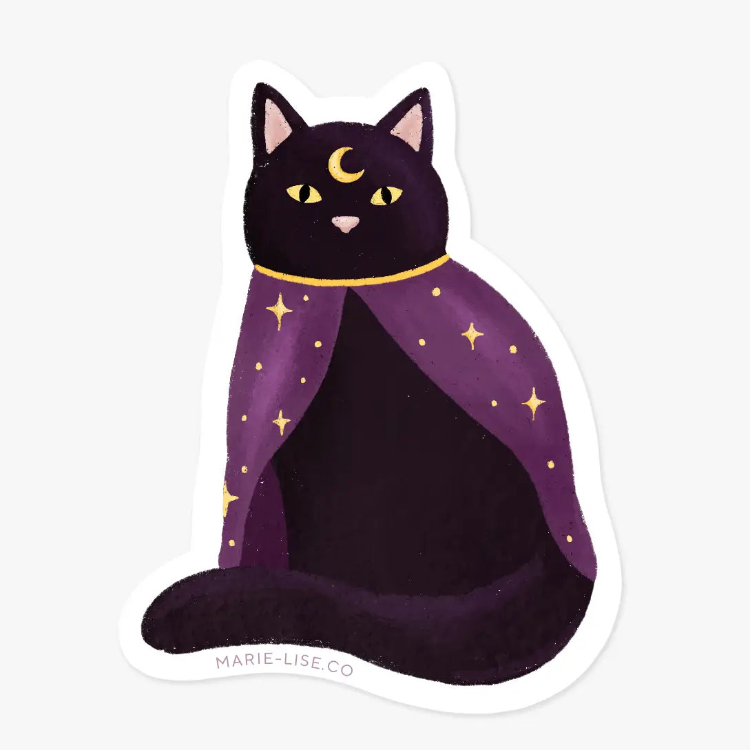 Autocollant - Chat magique