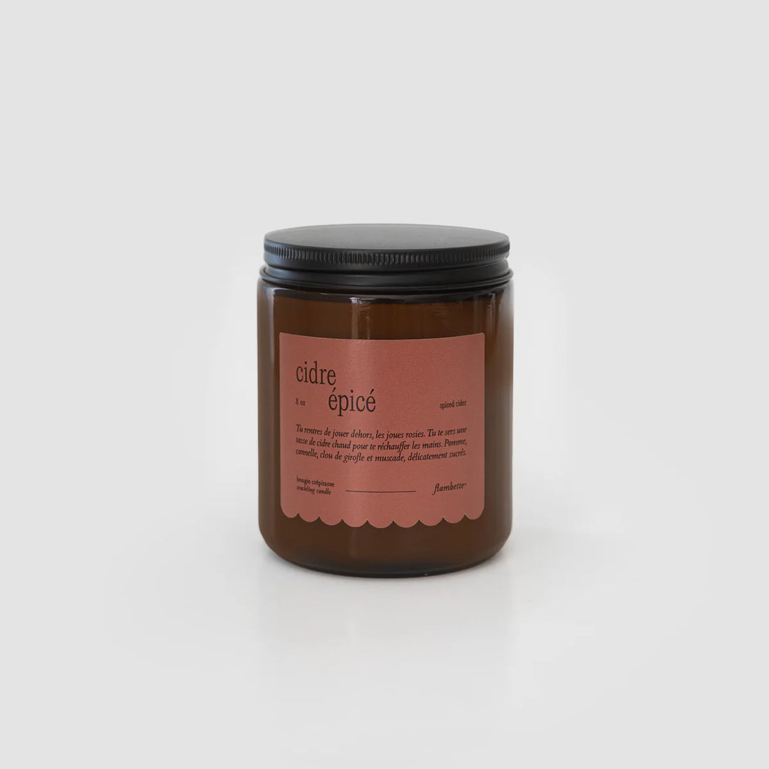 Bougie de soya - Cidre épicé