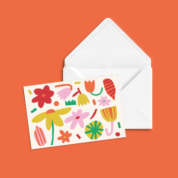 Carte de souhait - Le printemps