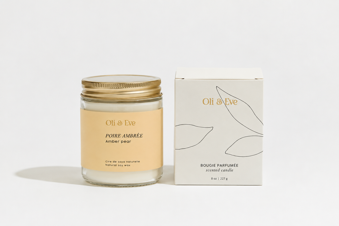Bougie de soya - Poire ambrée