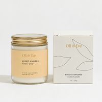 Bougie de soya - Poire ambrée