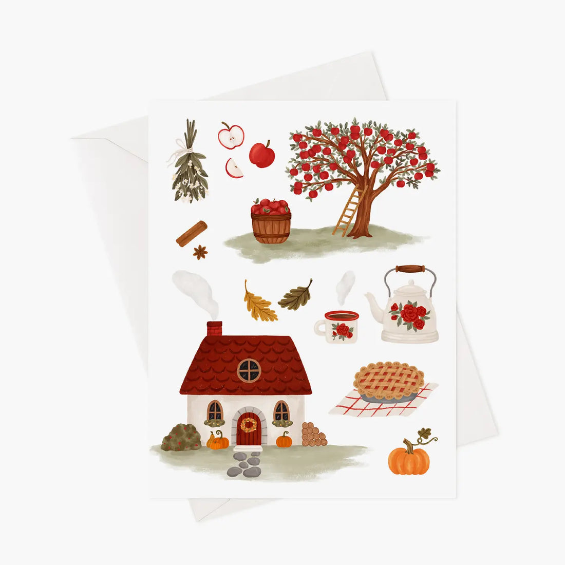 Carte de souhaits - Automne cozy