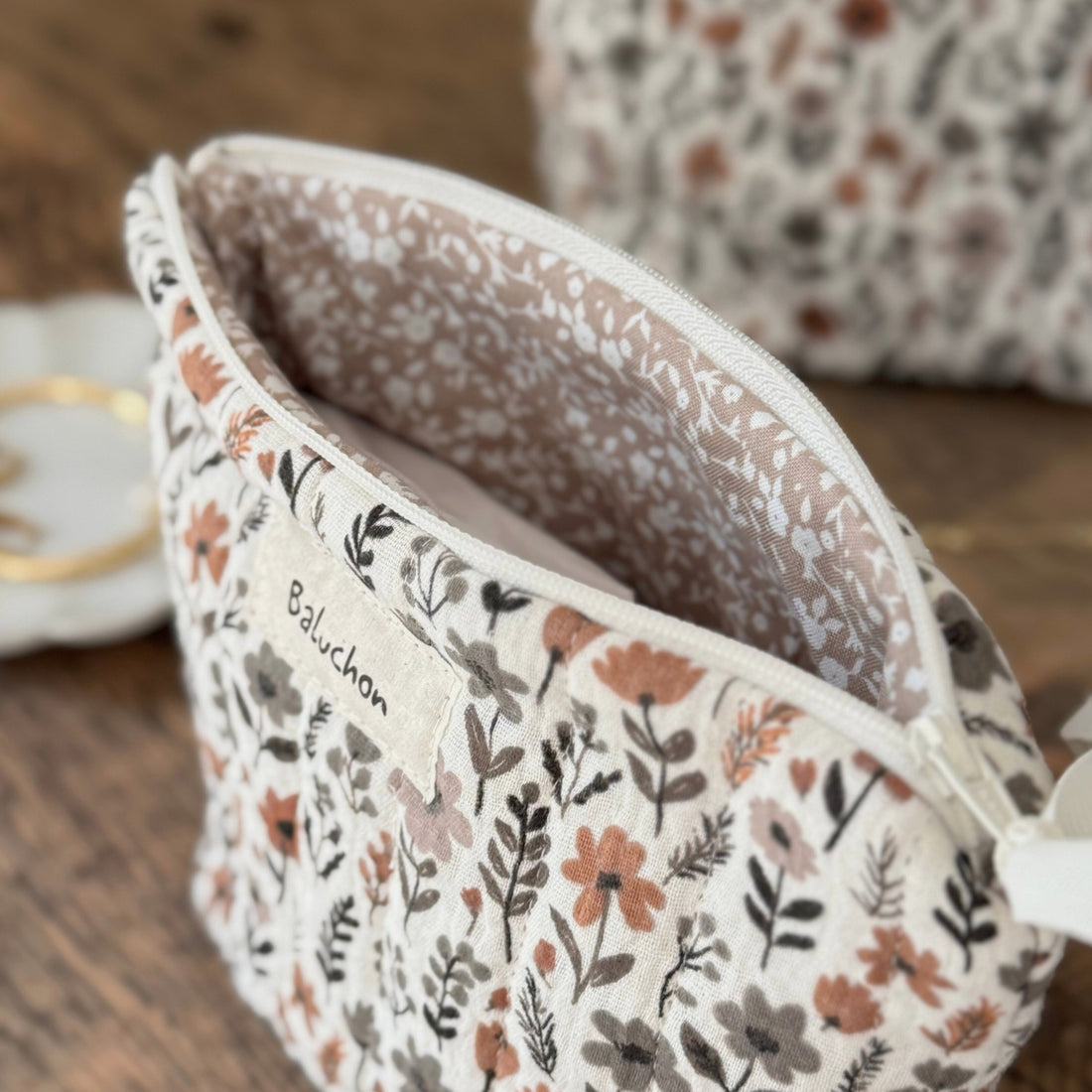 Sac à cosmétiques matelassé - Bennet