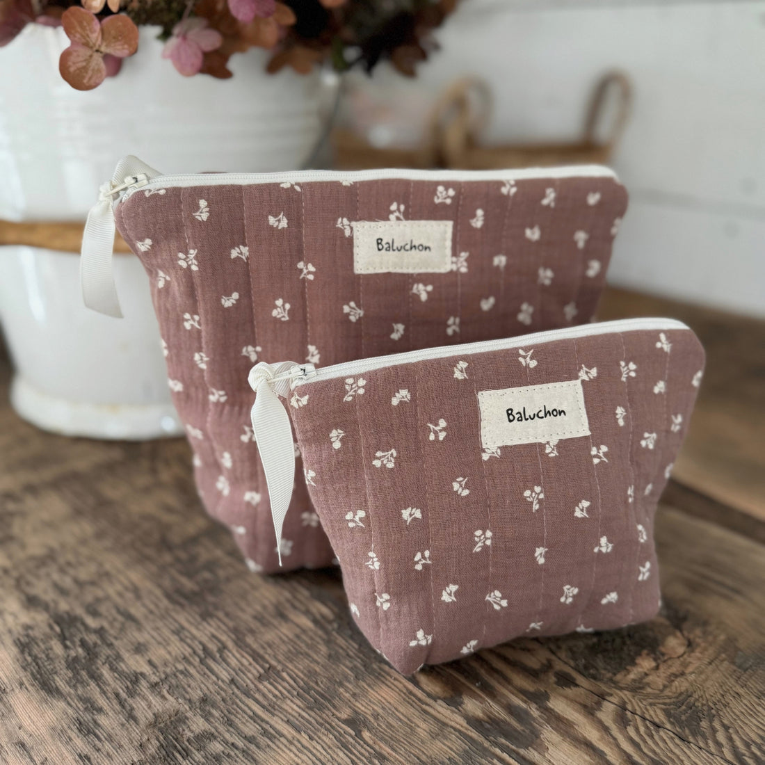 Sac à cosmétiques matelassé - Tapisserie