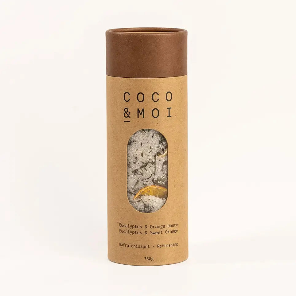 Sel de bain - Eucalyptus et orange douce