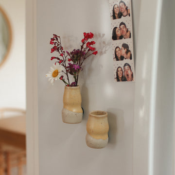 Mini vase aimanté